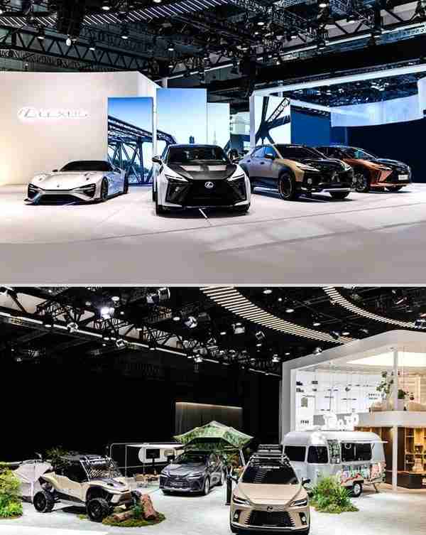 丰田和一汽丰田和广汽丰田参加了上海车展，雷克萨斯& # 039；新一代LM正式全球首发。
