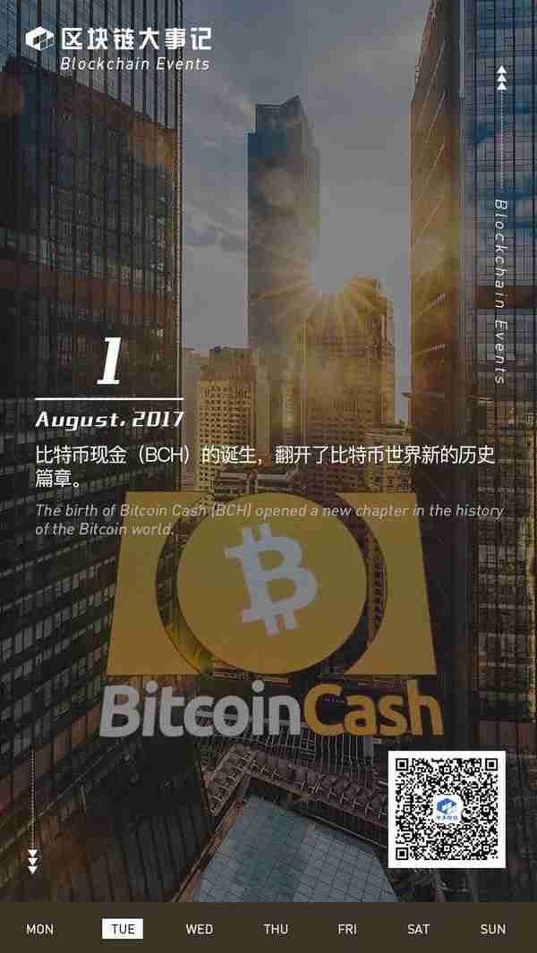 《区块链大事记》第57集：比特币现金(BCH)诞生