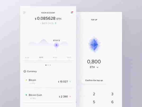 国外APP钱包UI界面设计，99%的设计师都觉得很棒！