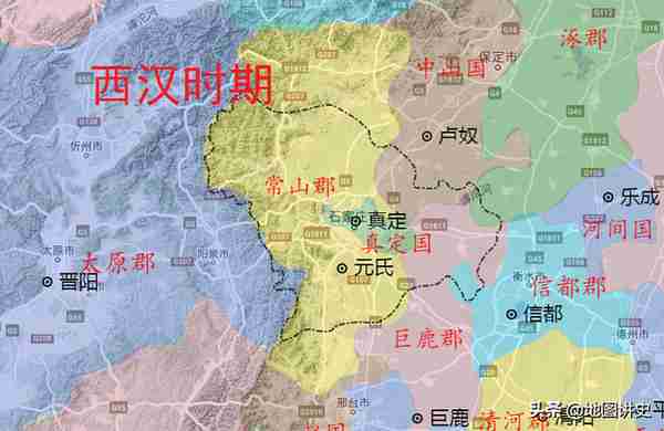 石家庄市行政区划史，正定古代中心，赵县自成一体